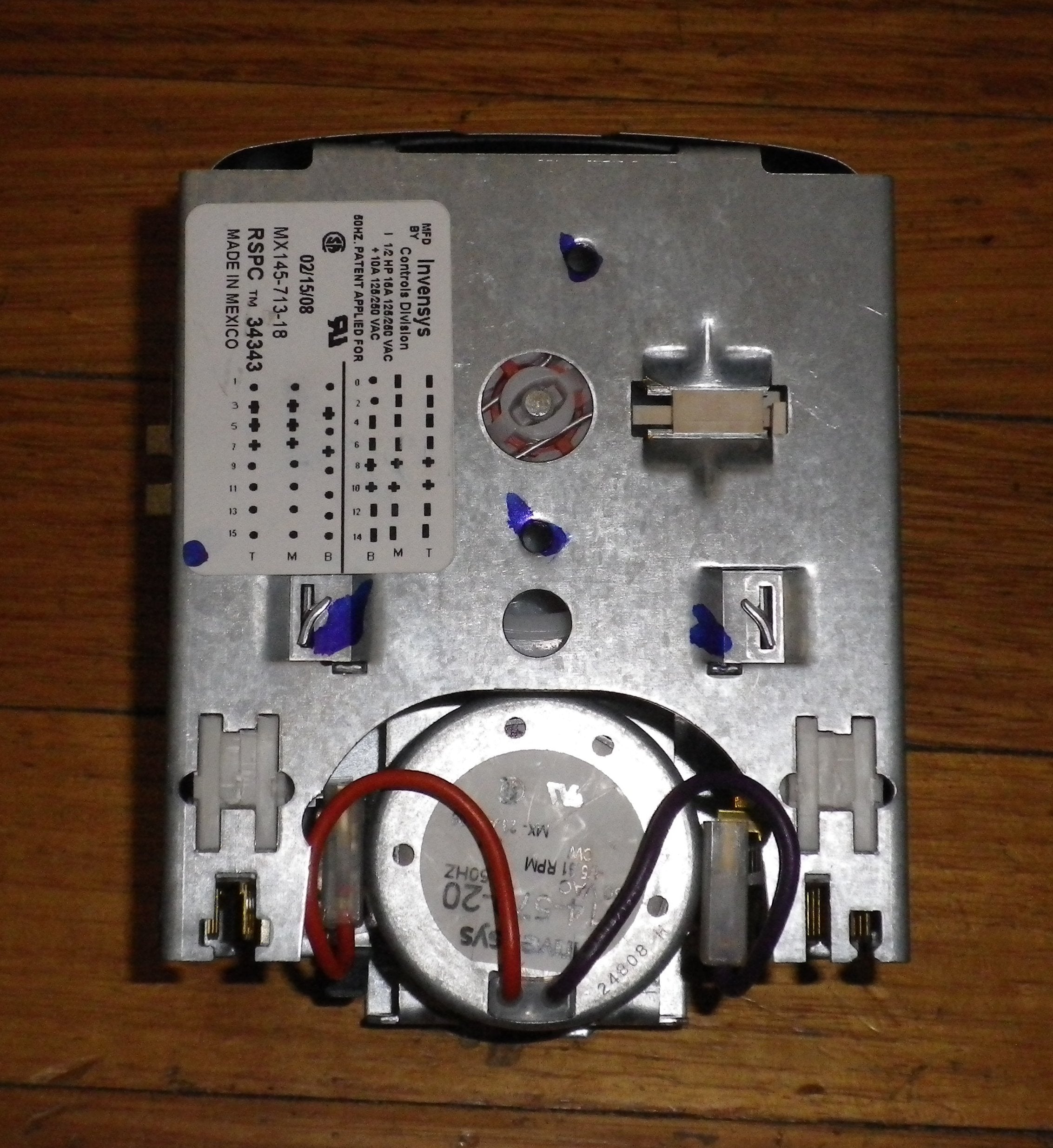 Kleenmaid 5 Cycle KAW651 Reconditioned Washer Timer - Part # 34343P, KS34343P