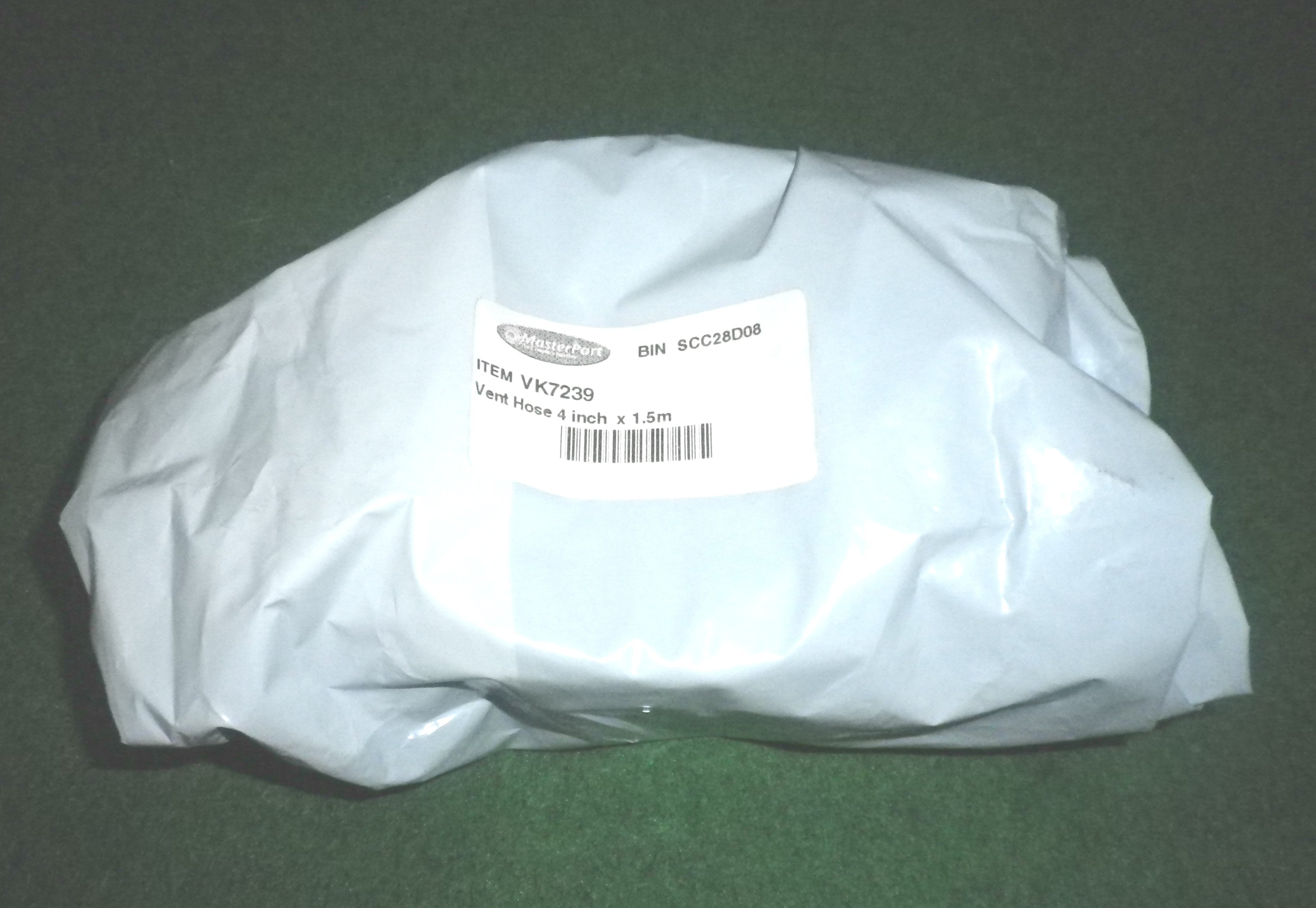 1.5m Universal 100mm Expandable Dryer Duct Hose - Part # VK7239