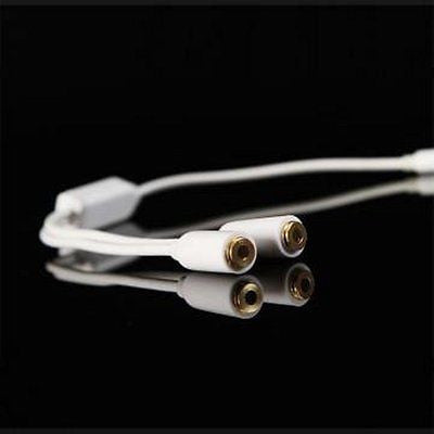 Prolink Premium 3.5mm Stereo Audio Lead - 2m to Dual Sockets, Part # MP155