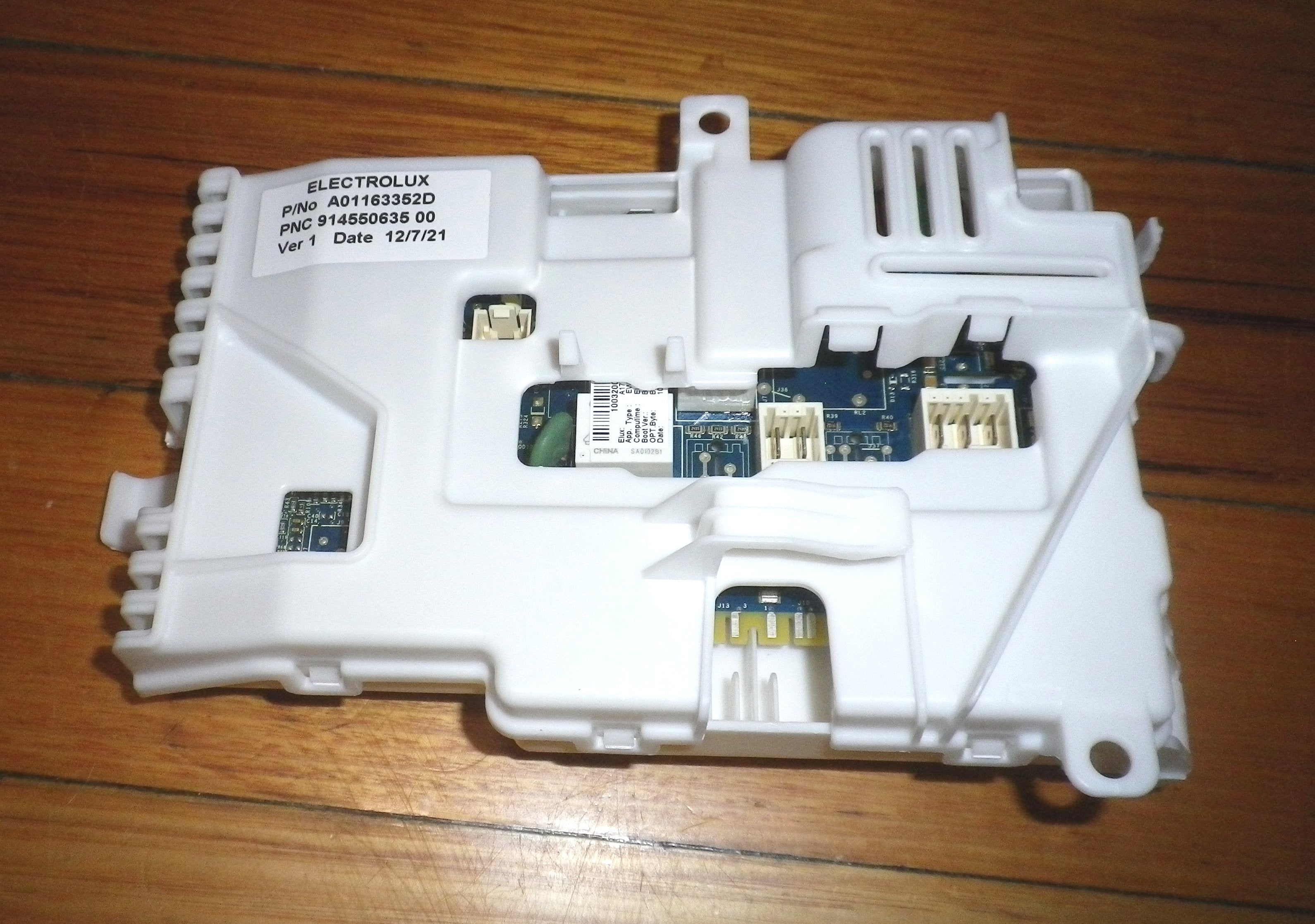 Authentic AEG LF8E8411A Front - Loading Washer Main Control Printed Circuit Board Module - Part Number A01163352D