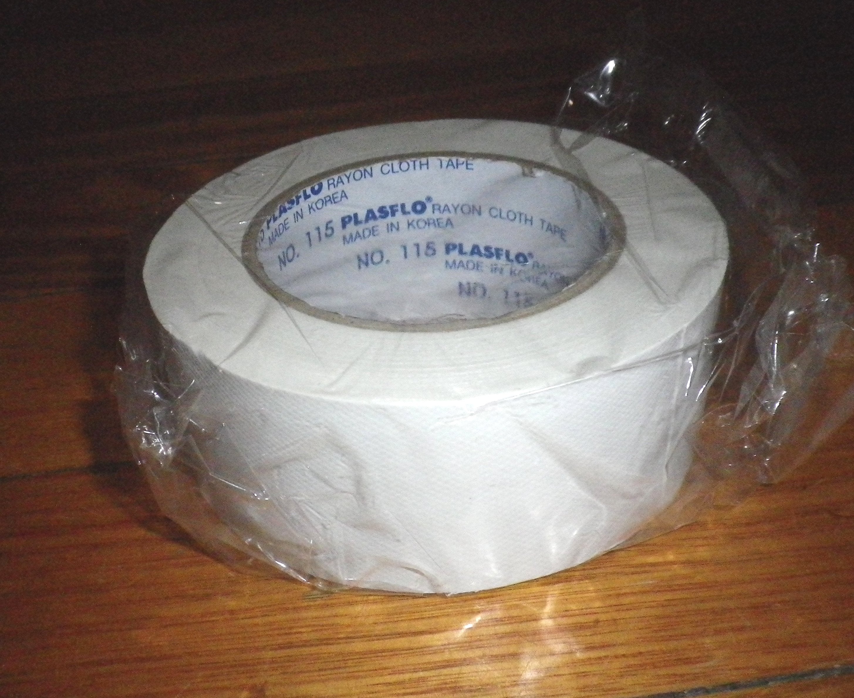 Budget-friendly PlasFlo 25m X 48mm White Gaffer Tape - Part # 115W