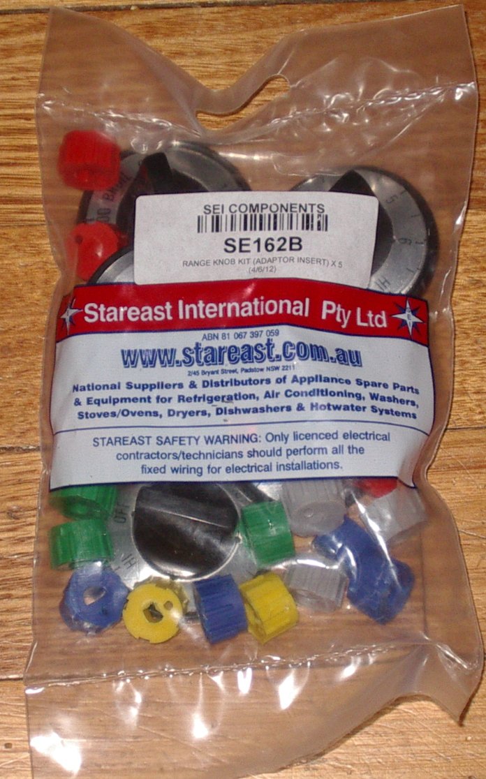 5-Piece Universal Electric Stove Control Knob Kit - Part SE162B