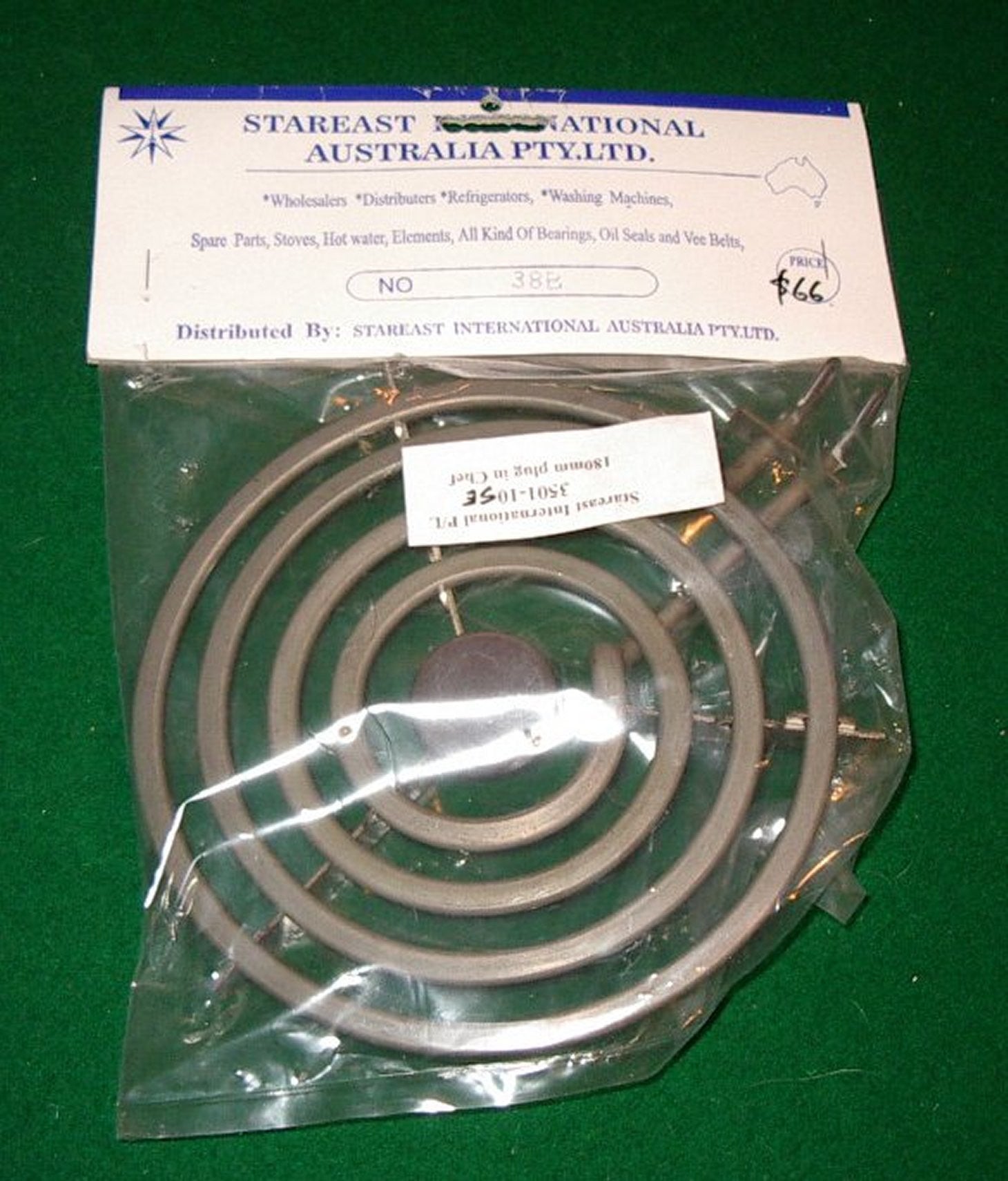 1800Watt 180mm Chef Plug-in Hotplate - Model 3501-10SE