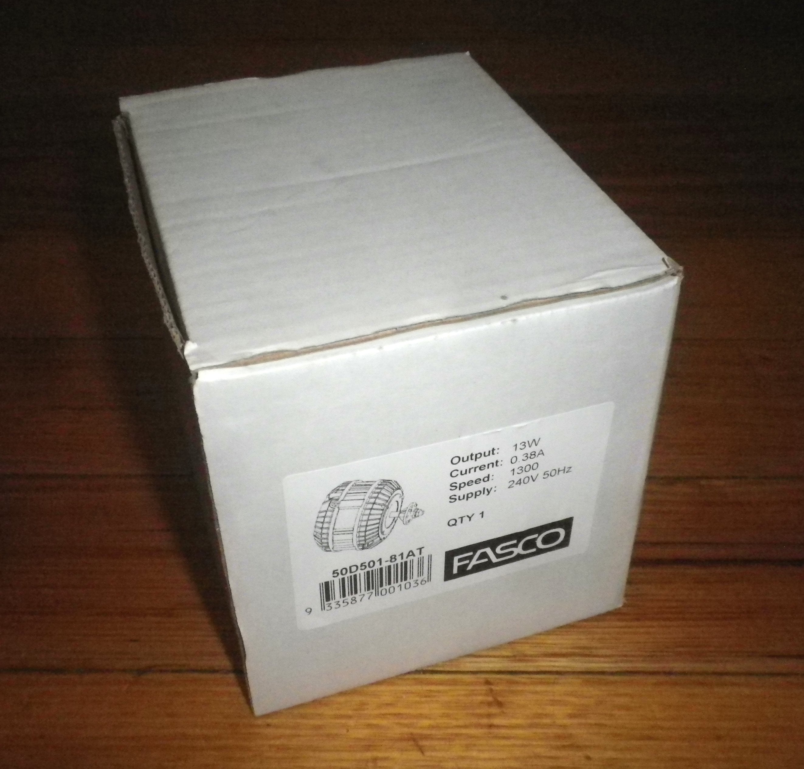 Fasco 10W Anticlockwise Condenser Fan Motor - Part #50D501-81AT