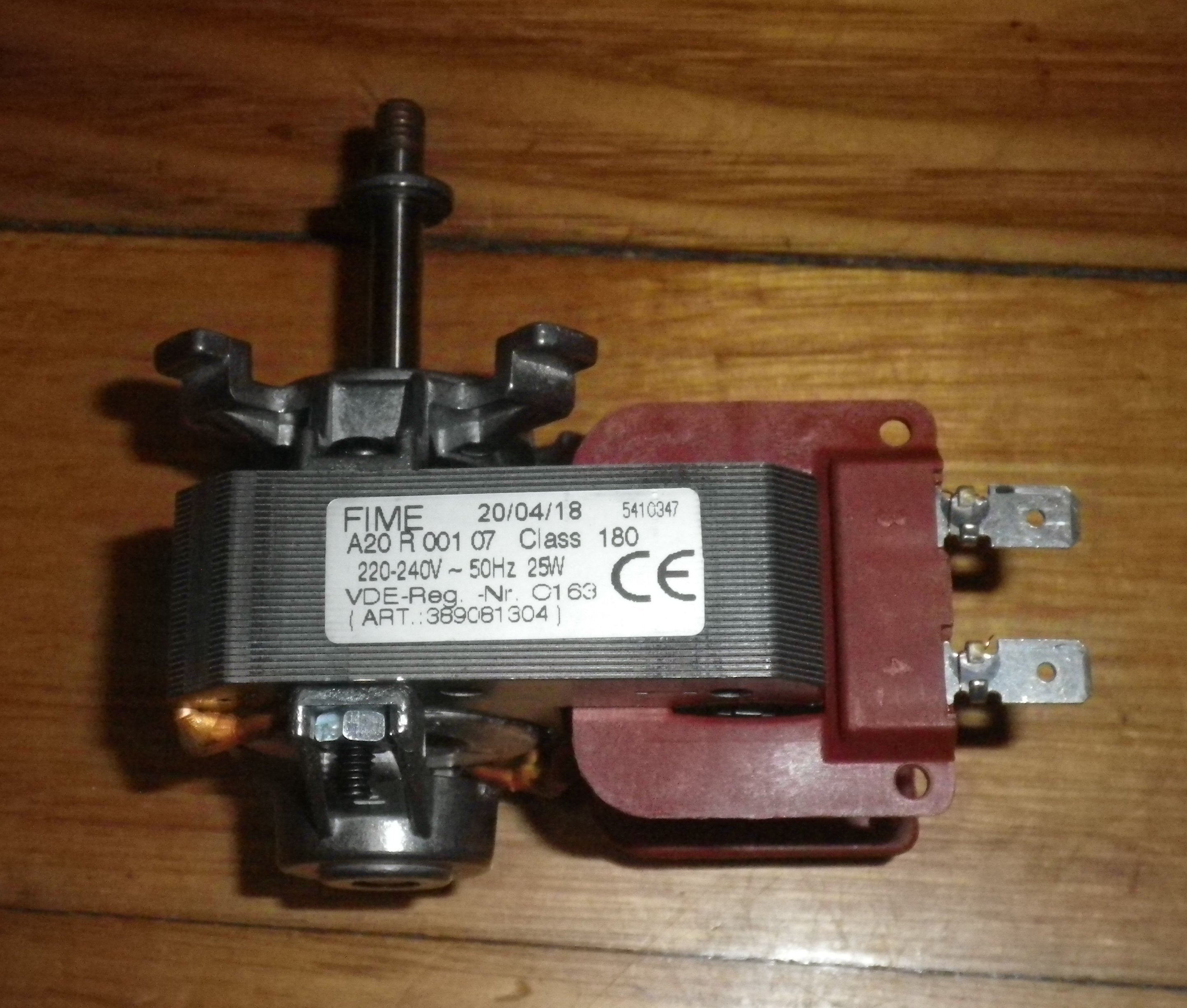High - Performance Fan Motor (Part # OVK01) for Westinghouse, Chef & Simpson Fan - Forced Ovens