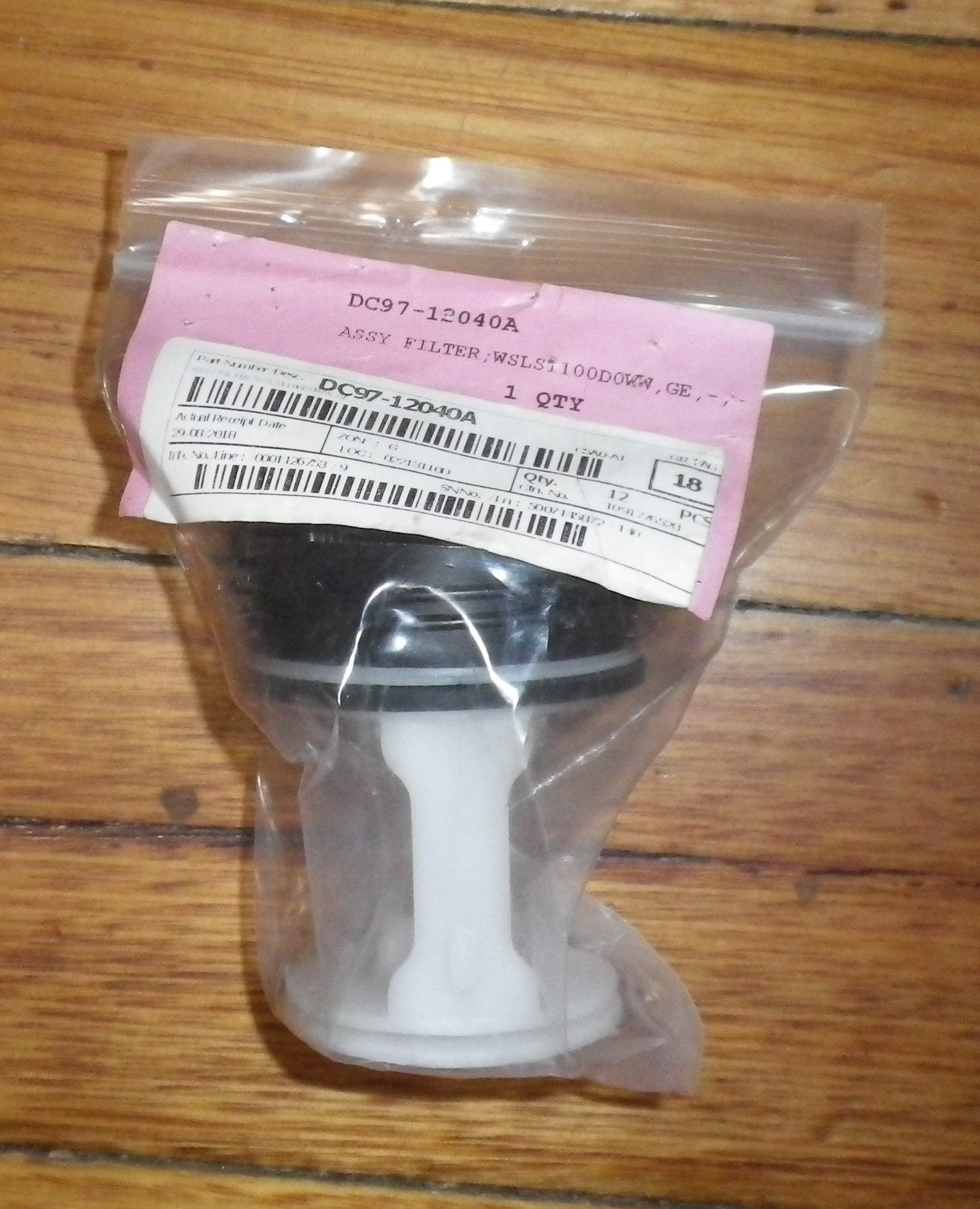 Samsung Washing Machine Pump Lint Filter Button Trap Insert - Genuine Replacement Part # DC97 - 12040A