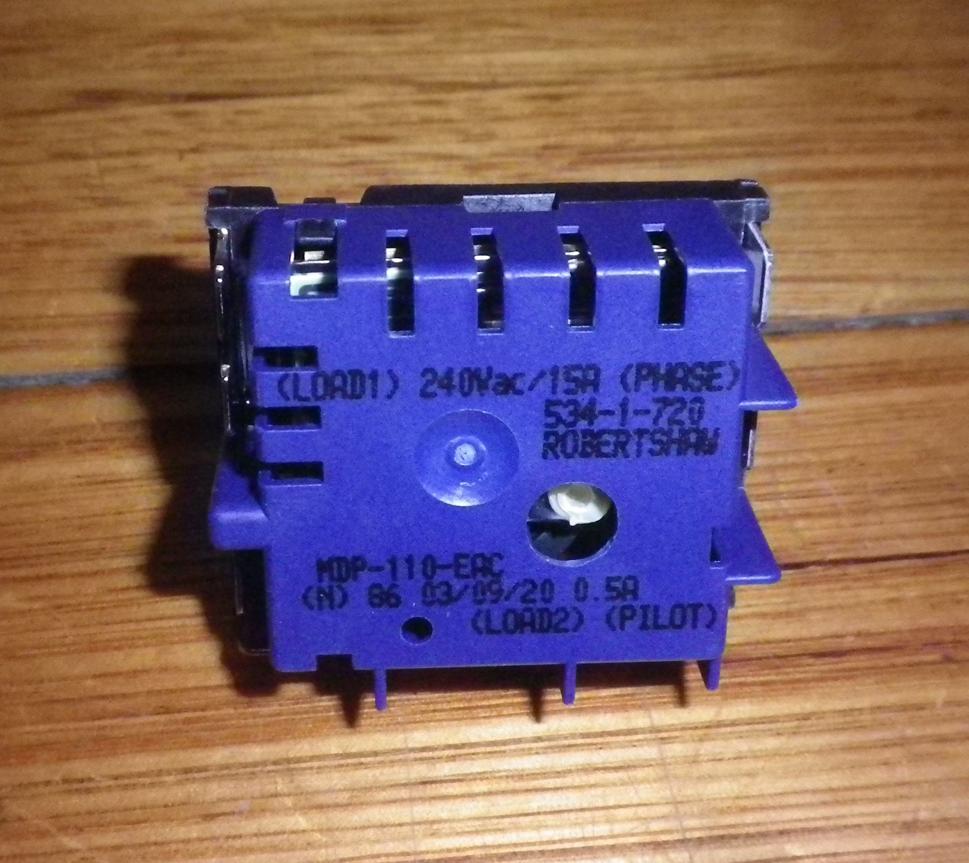Universal Dual Simmerstat Control for Stoves and Cooktops - Model MDP-110-EAC, Part # MDP110K