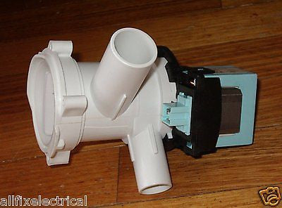 Universal Front Loader Washing Machine Complete Electric Pump with Housing and Button Trap - Part Number UNI280